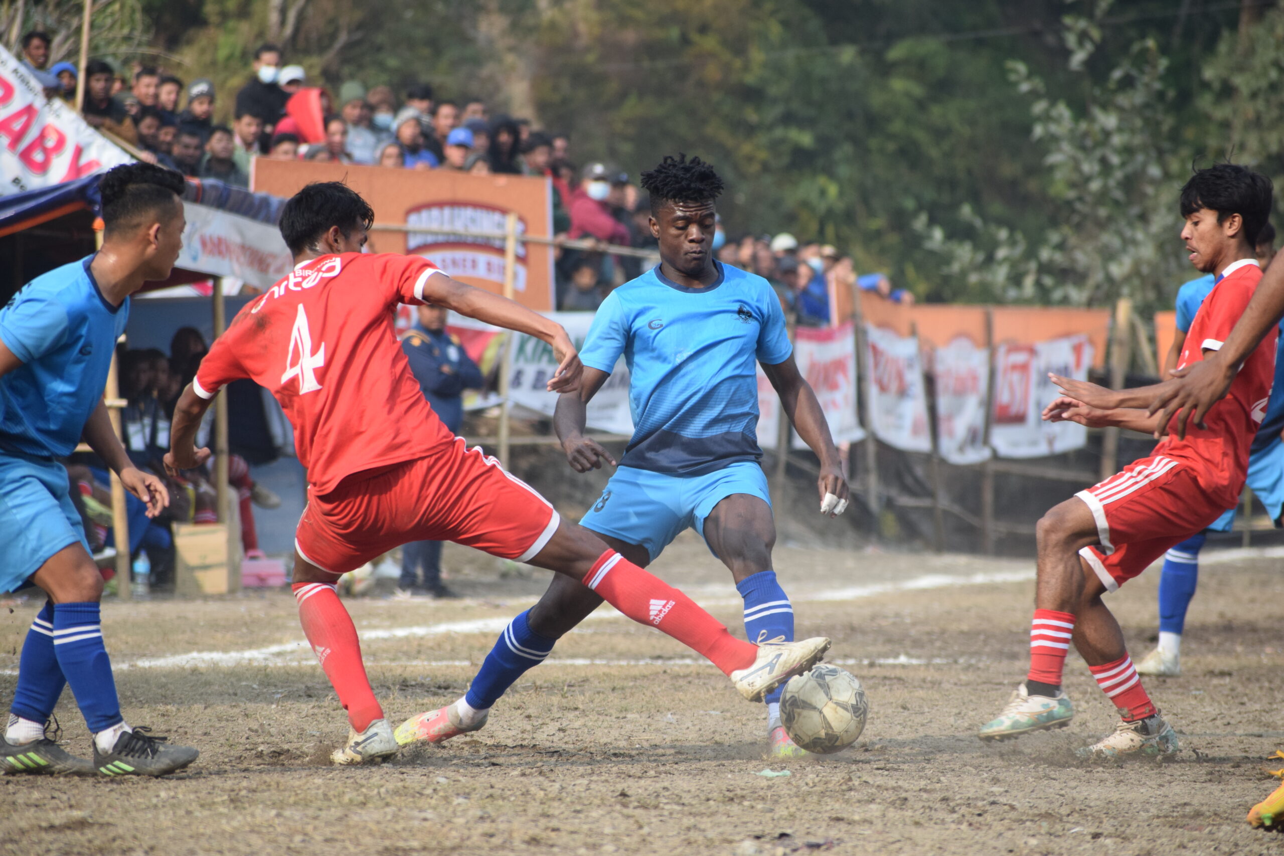 बेसीशहरमा जारी ३० औं त्रिवेणी फुटबल कप क्वाटर फाइनलमा आज दुई खेल सम्पन्न