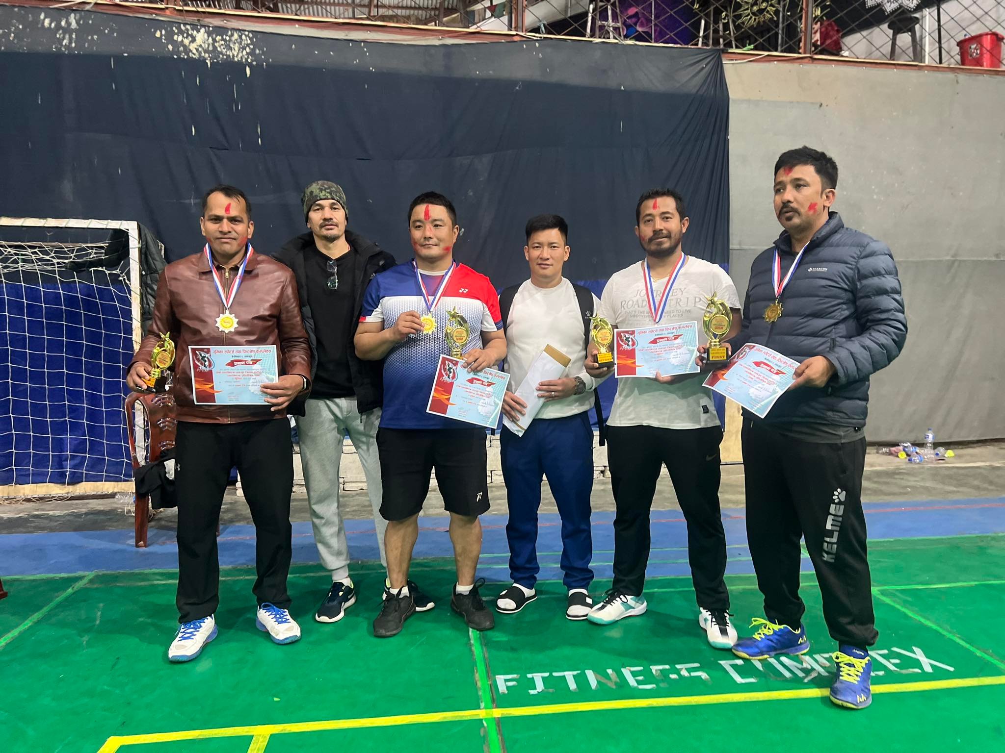दोस्रो जिल्लास्तरीय वि लेबल युगल व्याटमिन्टन प्रतियोगितामा राउत र लामाको जोडी पहिलो