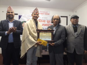 गजल प्रतिभा पुरस्कार जय गौडेललाई