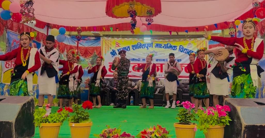 प्रभात शान्तिपूर्ण माविको हीरक जयन्तीको अन्तरमावि नृत्य प्रतियोगितामा हिमचुली आमावि पहिलो