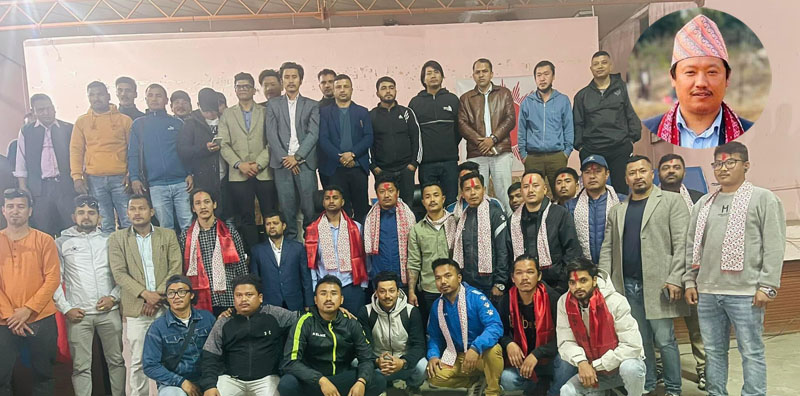 राष्ट्रिय युवा संघको जिल्ला अध्यक्षमा योग गुरुङ