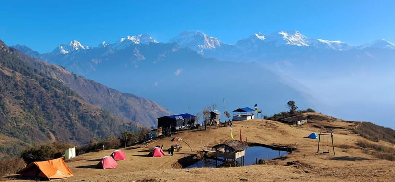 हर्सिङडाँडामा आज हुने छेलो सहित नृत्य प्रतियोगिताको तयारी पुरा