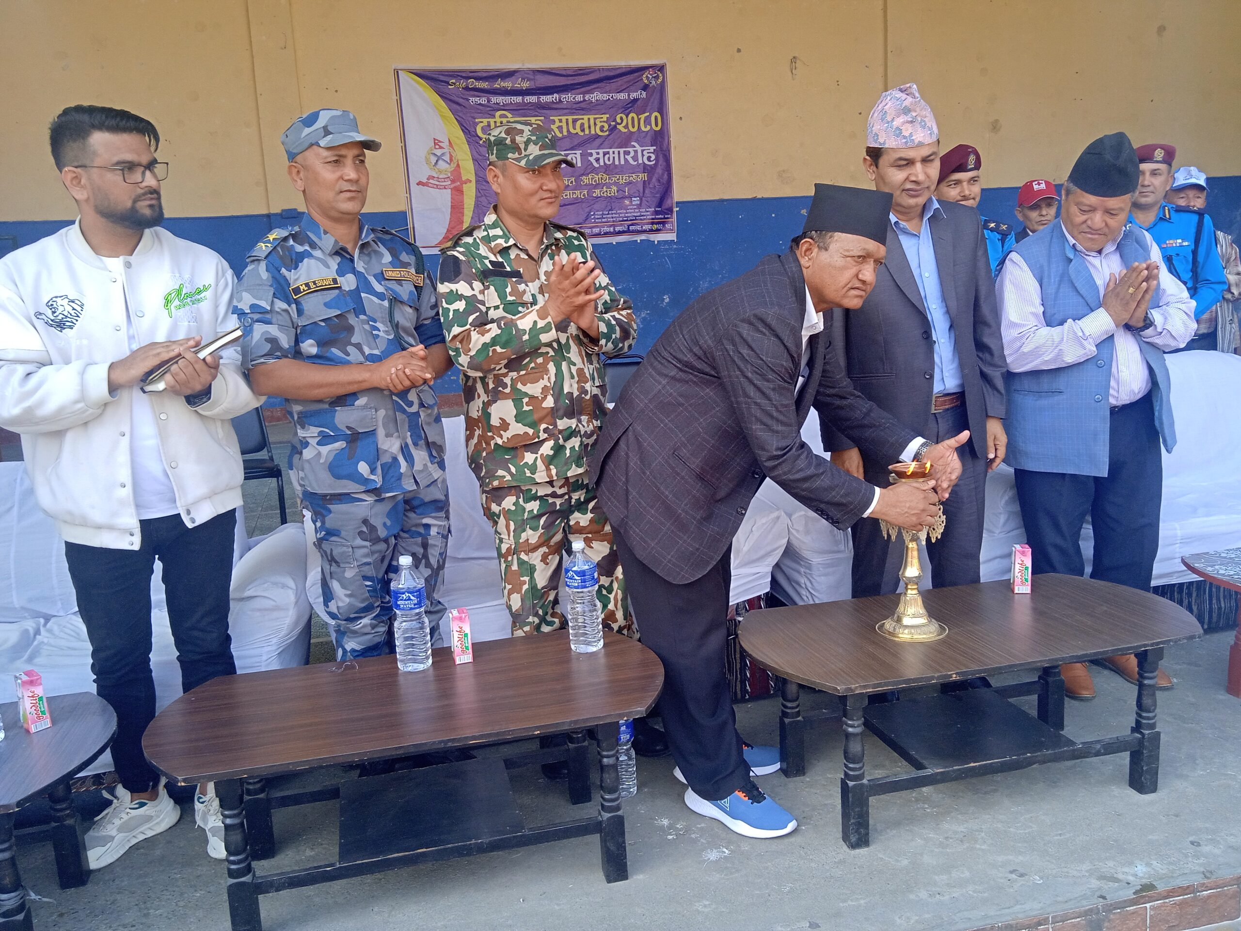 गण्डकी प्रदेशस्तरीय ट्राफिक सप्ताह सुरु : बेसीशहरमा उदघाटन सत्रको फोटो फिचर