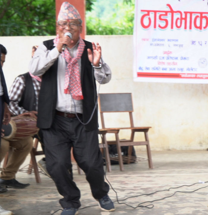 ठाडोभाका वरिष्ठ गायक गुरुङको हृदयघातका कारण निधन