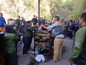 ठाडोभाकाका एक उज्वल नक्षत्र सुवेदार सन्तबहादुर गुरुङको पोखरामा अन्तिम विदाई