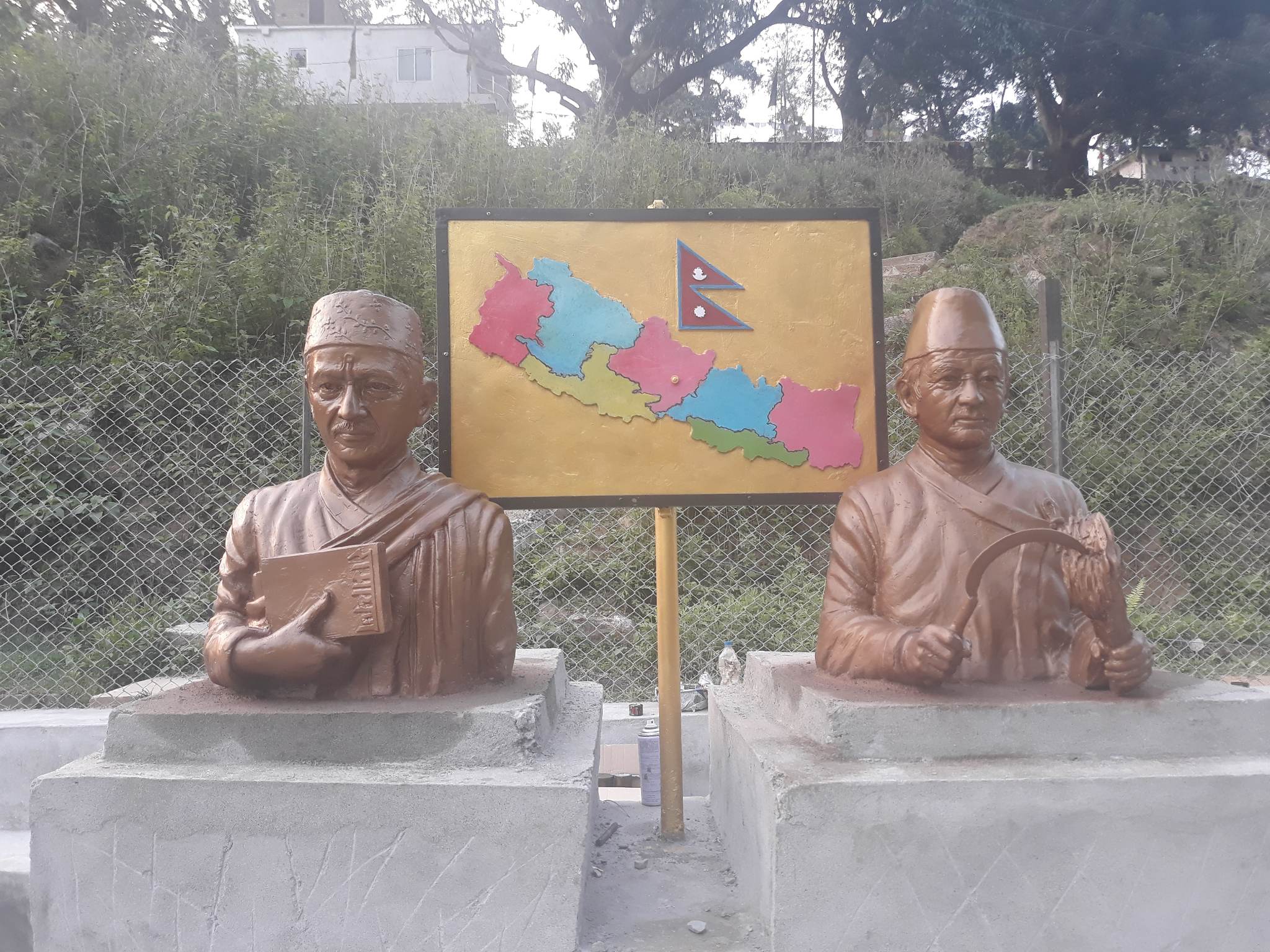 दुईपिप्लेमा निर्माण गरिएको भानु– घाँसी सम्वाद पार्क अन्तिम चरणमा