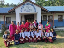 छात्राहरूका लागि पुनः प्रयोग गर्न सकिने सेनेटरी प्याड बनाउने तालिम