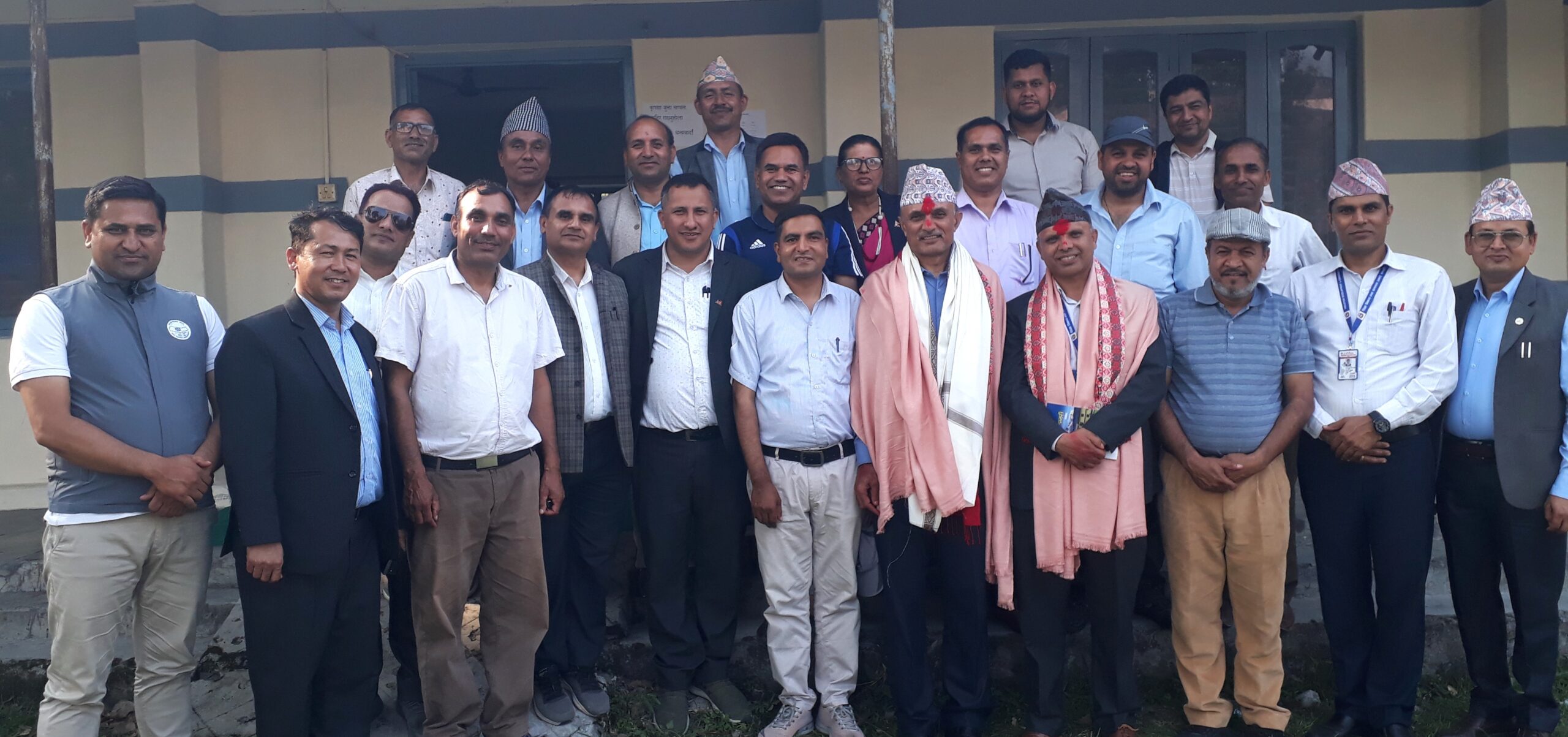 शिक्षा विकास तथा समन्वय इकाइ, कास्कीका वर्तमान र निवर्तमान प्रमुखलाई एक साथ स्वागत र बिदाइ