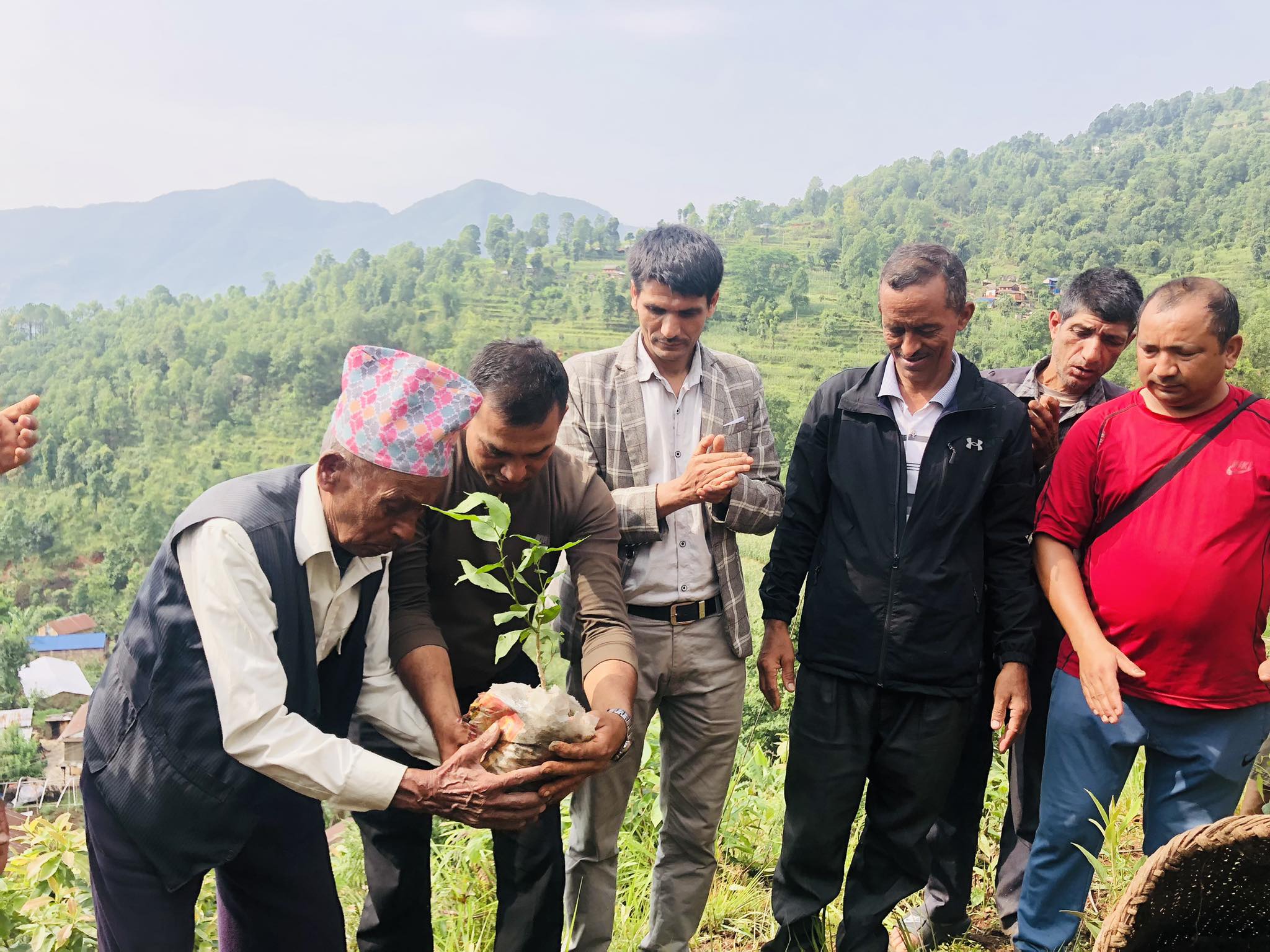राष्ट्रिय स्वतन्त्र पार्टी देश र प्रकृति बचाउने अभियानमा जुटेको बृक्षरोपणमार्फत सन्देश प्रवाह