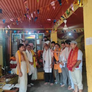 राम जानकी मन्दिरको एक टोलीद्वारा एक दिने धार्मिया यात्रा