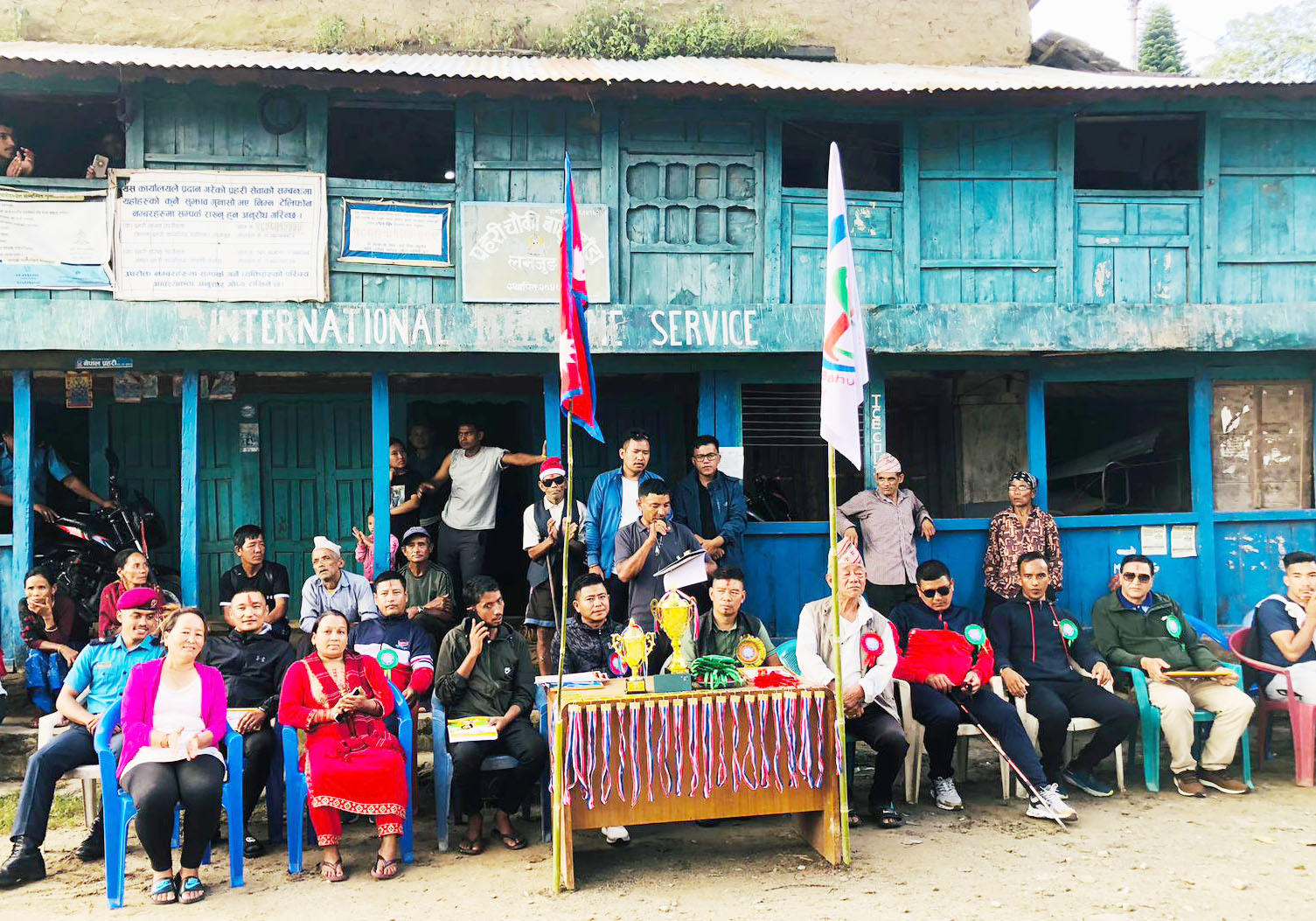 जिल्लास्तरीय अन्तर वडा भलिबलको उपाधि राइनास– ५ लाई