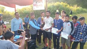 दुराडाँडामा आयोजित तेस्रो फुटबल र भलिबल प्रतियोगिताको समापन