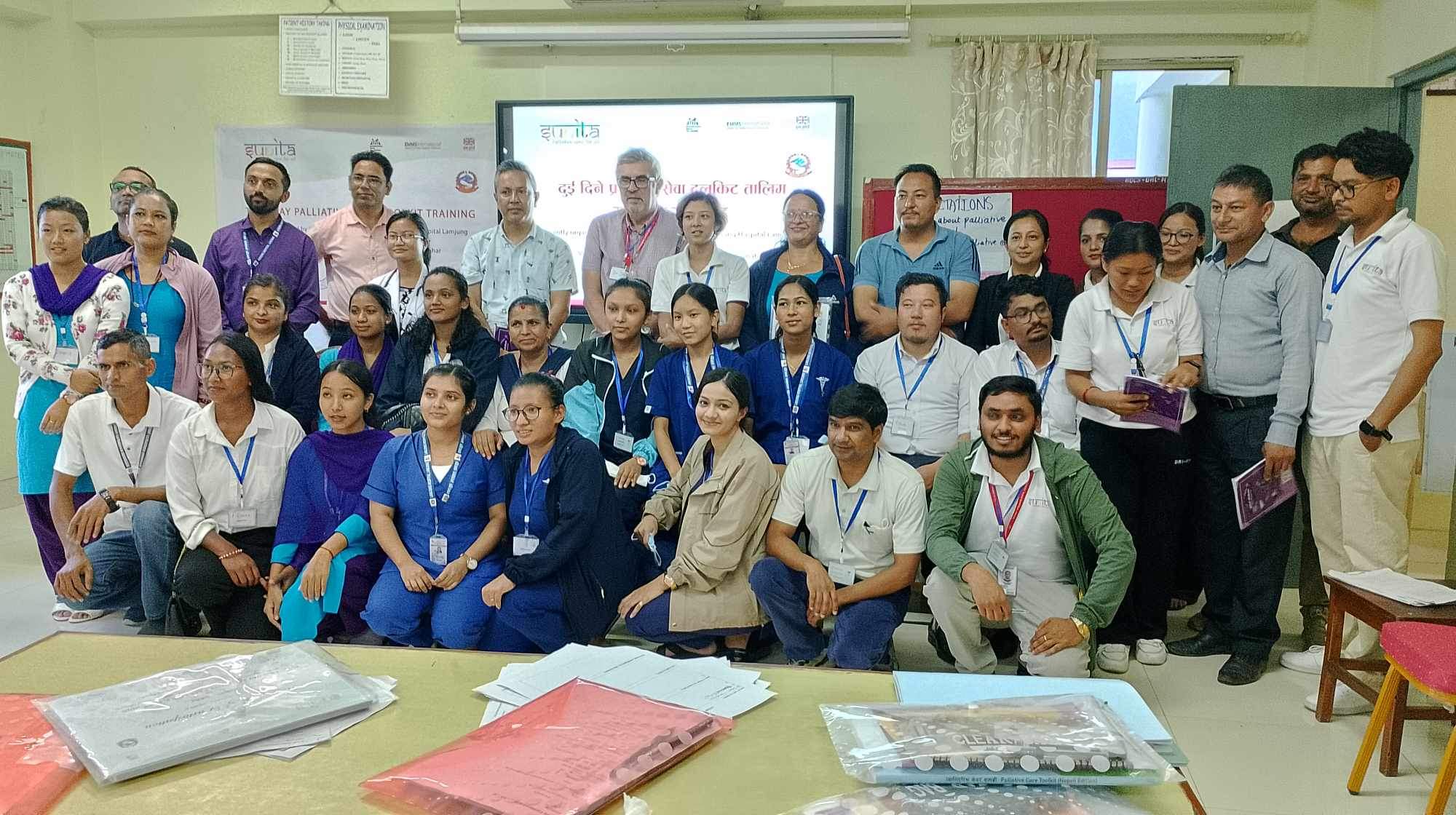 स्तरबृद्धिमा पाइला चाल्दै लमजुङ अस्पताल, प्रशामक सेवाको थालनी