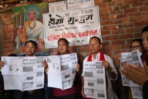मासिक पत्रिकालाई म्याङलुङ नगरपालिकाद्वारा एक लाख सहयोग गर्ने प्रतिवद्वता