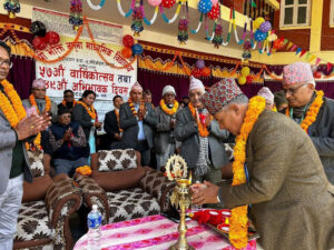 भक्ति नमूना माविको ५७ औँ वार्षिकोत्सवमा शैक्षिक क्षेत्रको विकासमा सबै पक्ष जुट्न सरोकारवालाको जोड