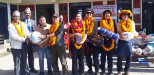 शिवालय माविका विद्यार्थीलाई विदेशी नागरिकको सहयोग