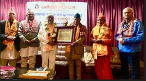 योग गुरु एवम् साहित्यकार मनसाग्नीलाई ‘नरकान्त राष्ट्रिय योग पुरस्कार’ सम्मान