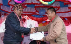 जलवायु परिवर्तन, विपद र फोहर व्यवस्थापन सम्बन्धि परेवाडाँडामा लोकदोहोरीको फोटो फिचर :