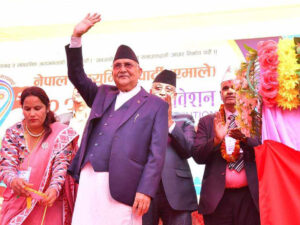एमालेले चमात्कारिक बिकास गर्ने अध्यक्ष ओलीको उदघोष
