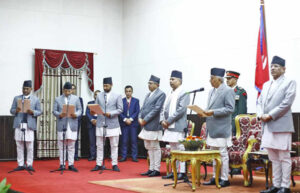 नवनियुक्त मन्त्रीहरूद्वारा शपथसँगै पदभार ग्रहण