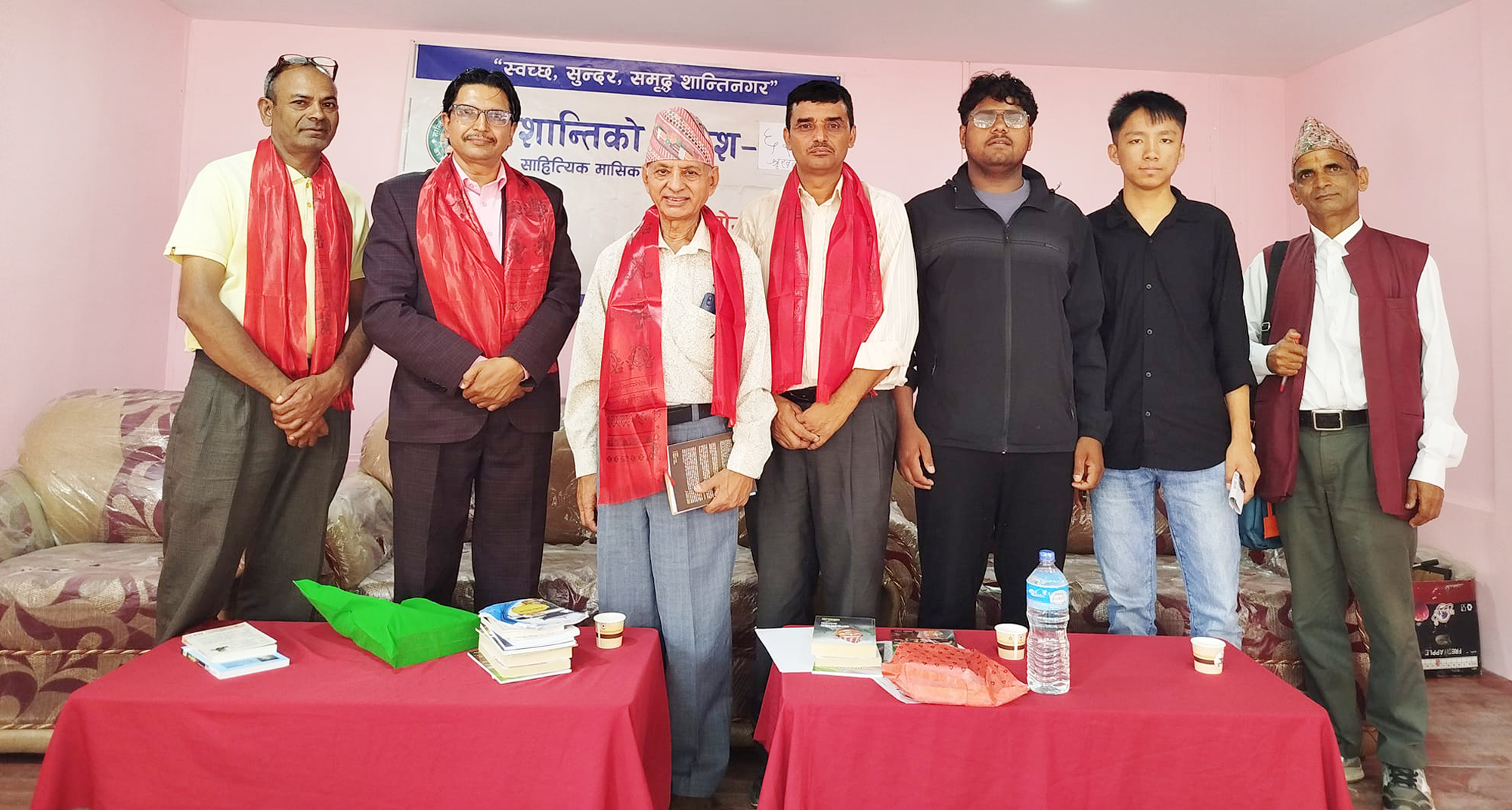शान्तिको सन्देशको रचनावाचन ६५ मा डा. शुभेच्छु