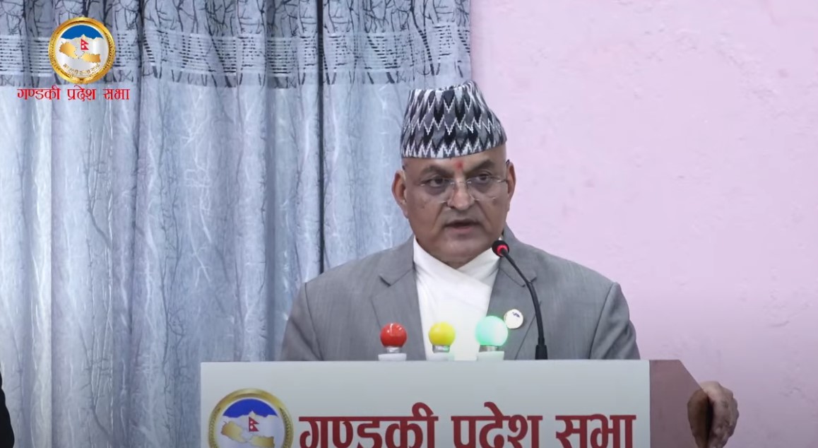 फ्लोर क्रससँगै गण्डकीका मुख्यमन्त्री पाण्डेलाई मिल्यो विश्वासको मत
