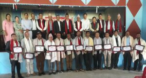 एकीकृत अखिल नेपाल शिक्षक सङ्गठन, कास्कीद्वारा प्रधानाध्यापक र अध्यक्षसहित १४ लाई सम्मान