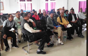 सुन्दरबजारको बजार क्षेत्रमा डेंगु बारेमा अभिमुखिकरण