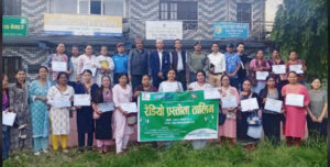 मर्स्याङदी रेडियोद्वारा सञ्चालित रेडियो प्रस्तोता दुई दिने तालिमको समापन