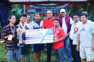 ऐतिहासिक खुला फूटबल प्रतियोगिताको उपाधि लाङ्दीदेवी नाल्माले चुम्यो