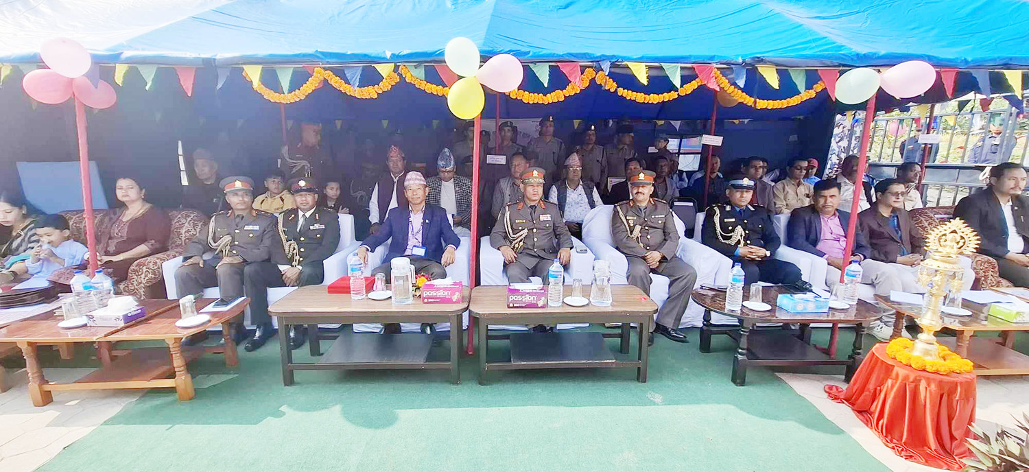 सशस्त्र प्रहरी आश्रित गुल्म लमजुङको छैटौँ स्थापना दिवसमा विविध कार्यक्रम