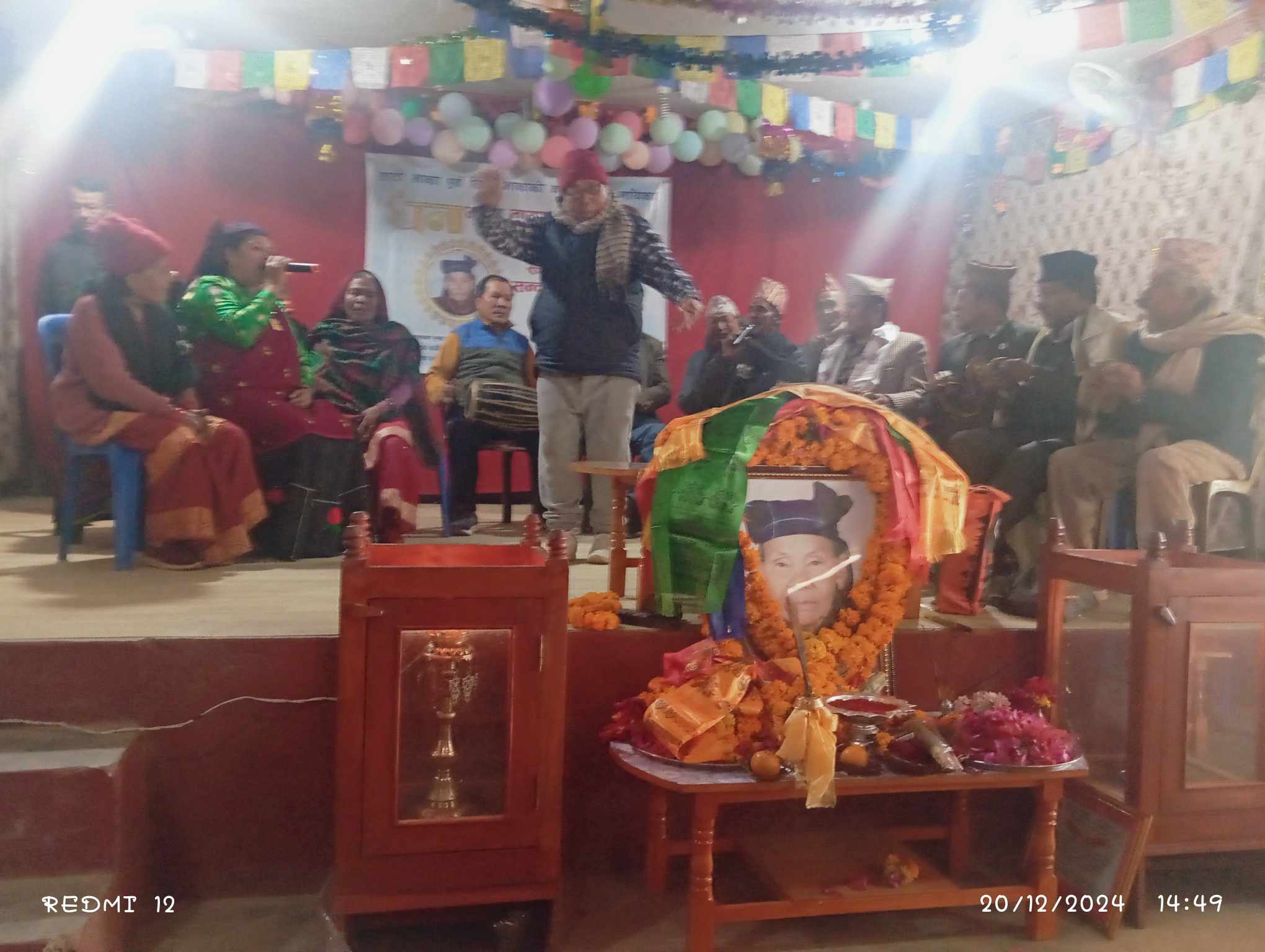 ठाडोभाकाकी सर्जक धनमाया तामाङको २० औं स्मृति सभामा विविध सांगीतिक प्रस्तुति