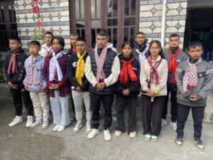 हाप्किडो प्रतियोगिताका लागि १२ खेलाडी नेपालगञ्ज प्रस्थान
