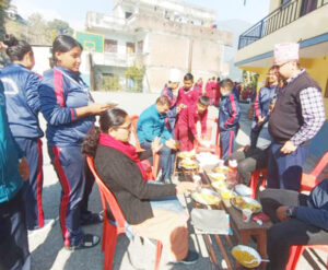 विद्यालय हातामै फूड फेष्टिवल : विद्यार्थी उत्साहित, ५० हजारको कारोबार