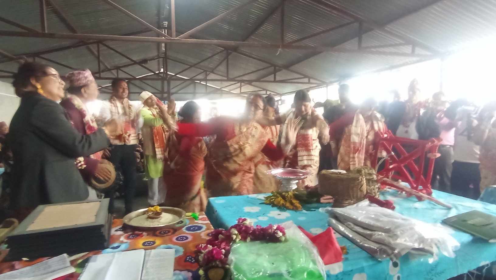 असम भारतको बिहु गीत लमजुङमा गुञ्जियो