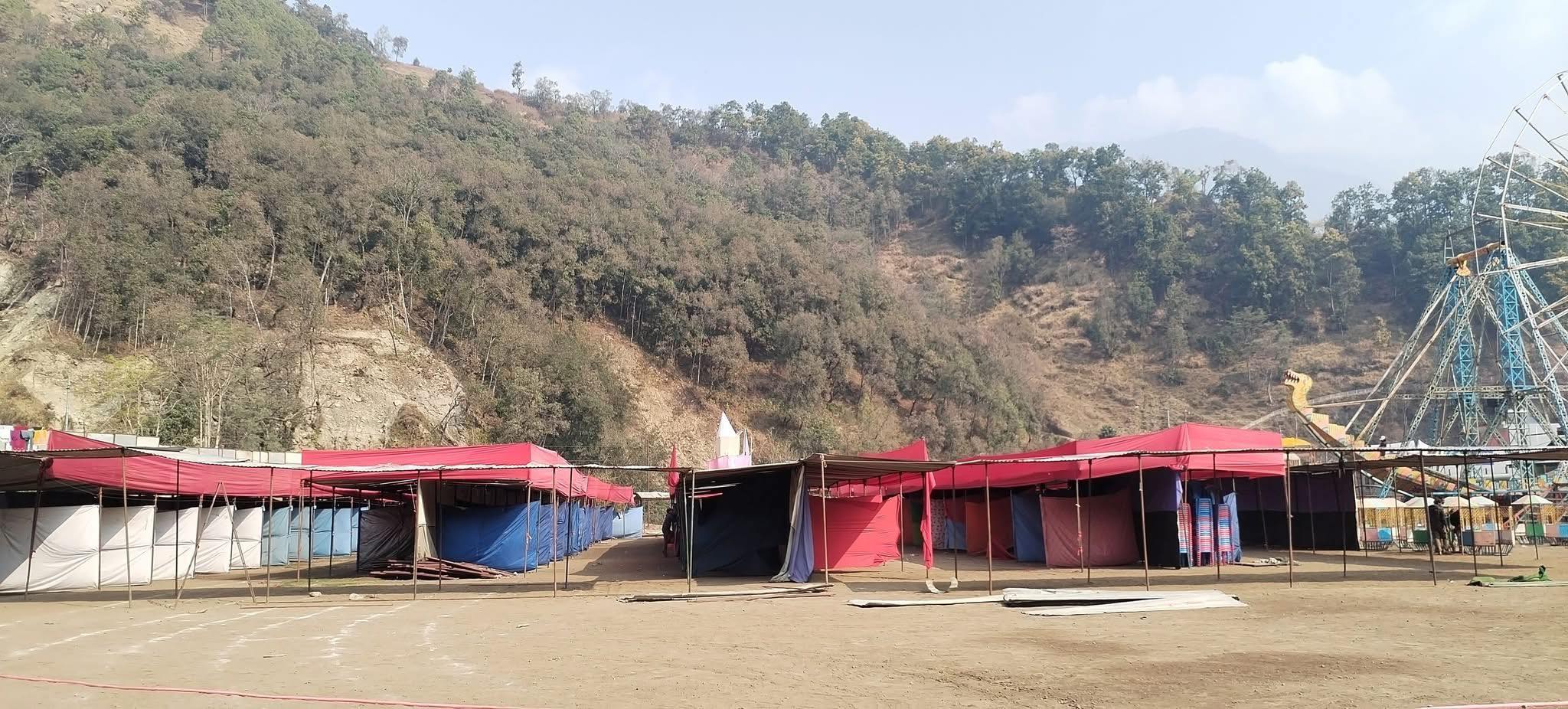 प्रथम लमजुङ खेलकुद तथा सांस्कृतिक महोत्सव तयारी पुरा. दिउँसो १ बजे उदघाटन