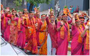 पोखरामा गण्डकी कोटिहोम महायज्ञको पहिलो दिन एघार हजार कलशसहितको भव्य शोभा यात्रा