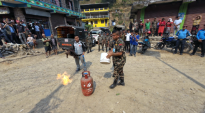 नेपाली सेनाद्वारा विपद व्यवस्थापन सम्वन्धि सचेतना मूलक कक्षा सञ्चालन सहित प्रयोगात्मक नमूना अभ्यास