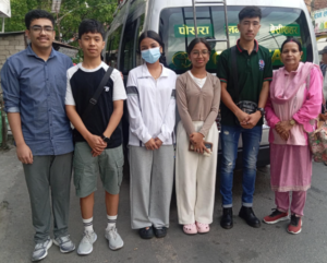 बुद्ध पूर्णिमाका लागि साई संगठनको बालविकास टोली पुट्टपर्ती प्रस्थान