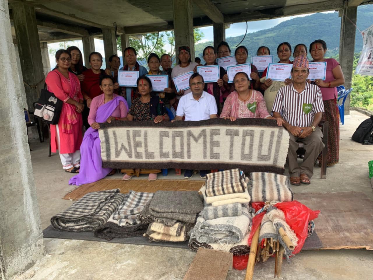 महिलाका लागि लमजुङमा सञ्चालित एक महिने सीप हस्तान्तरण तालिमको समापन