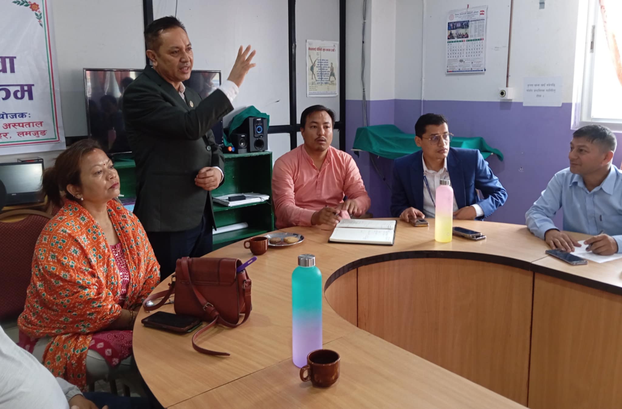 प्रदेश अस्पताल लमजुङमा इण्डेस्कोपि तथा इको सेवाको वनमन्त्री पौडेलद्वारा उदघाटन 