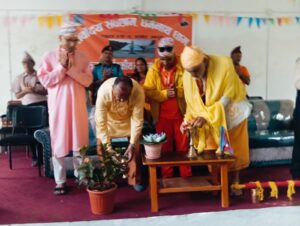 नवस्थापित धार्मिक गन्तव्यस्थल धर्मनाथ धाम लमजुङमा बोलबम यात्राको उद्घाटन