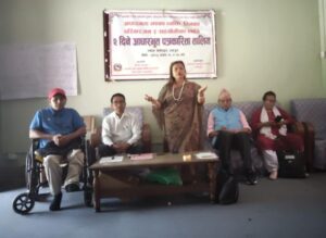 अपाङ्गता भएका व्यक्तिका लागि सञ्चालित दुई दिने आधारभूत पत्रकारिता तालिम समापन