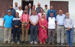 दुराडाँडा– बेसीशहर समाजद्वारा बेसीशहर नगरपालिकाका प्रमुख प्रशासकीय अधिकृत अधिकारीको स्वागत