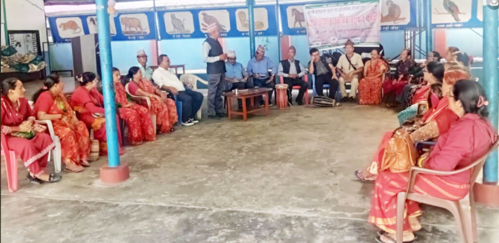 आर्य संस्कृतिमा दिदी बहिनी र भाजु भाइको आपसी नाता सम्बन्ध र सदभावको अनुपम नमूना पर्व तीज र तिहार हो : भूमि आयोगका जिल्ला अध्यक्ष अधिकारी