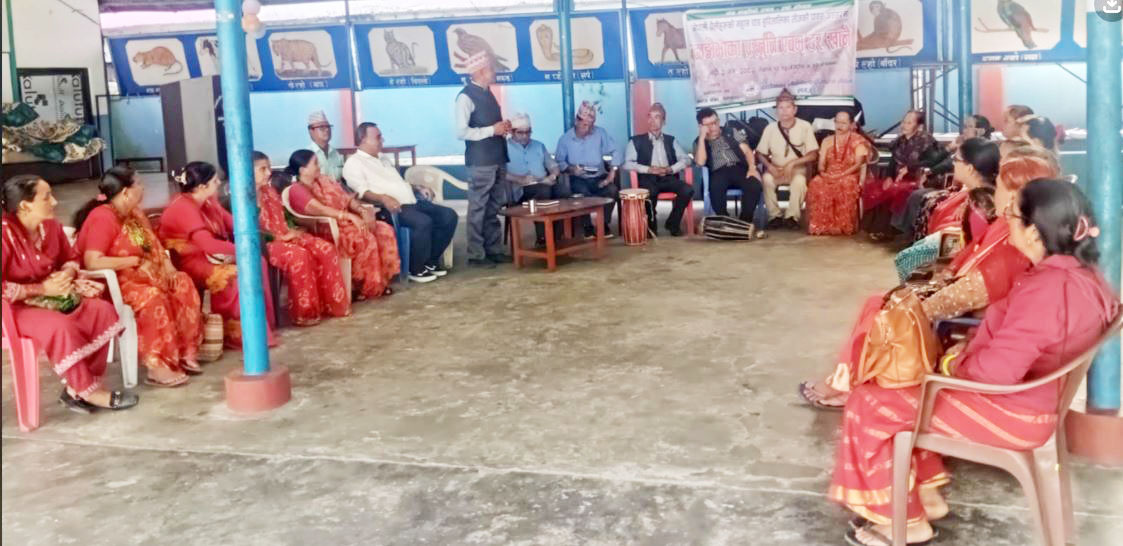 आर्य संस्कृतिमा दिदी बहिनी र भाजु भाइको आपसी नाता सम्बन्ध र सदभावको अनुपम नमूना पर्व तीज र तिहार हो : भूमि आयोगका जिल्ला अध्यक्ष अधिकारी