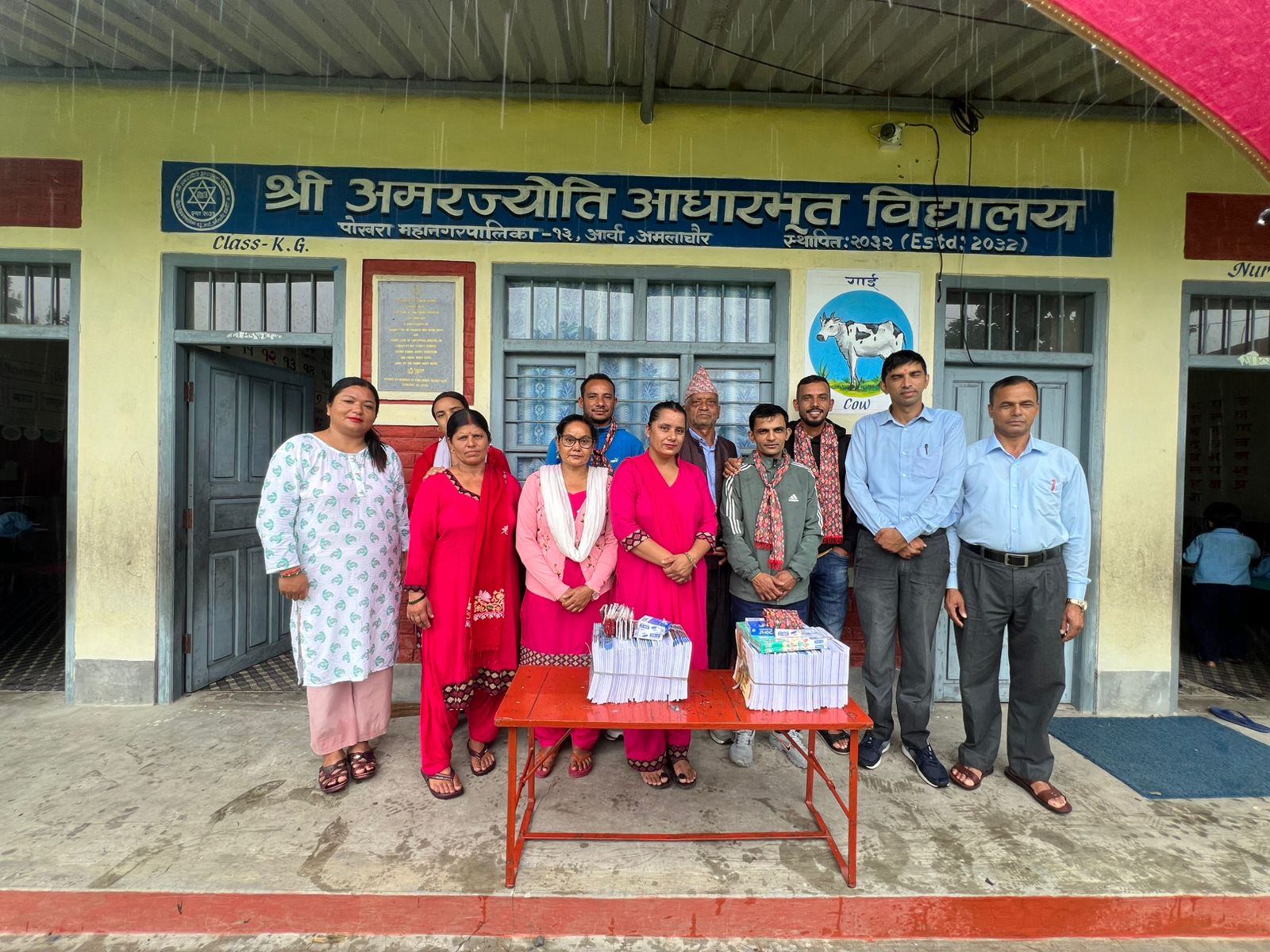 भलिबल प्रतियोगिताबाट बचत रकम आर्वाविजय, अमरज्योति र सिमला विद्यालयलाई