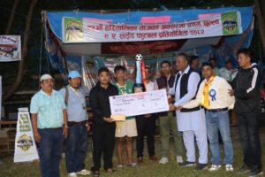 भोर्लेटारमा ४५ औं रनिङ शिल्ड फुटबल प्रतियोगिता, उपाधि बुद्ध शान्ति पोखरालाई