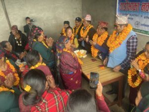 ठाडोभाका प्रशिक्षण टिमलाई जागृति महिला समूह नामार्खुद्वारा भव्य स्वागत : फोटो फिचर सहित