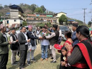 पोखरा–३३ मा अकला मन्दिरको ट्रस्ट भवन र खानेपानी ट्याङ्की उद्‍घाटन